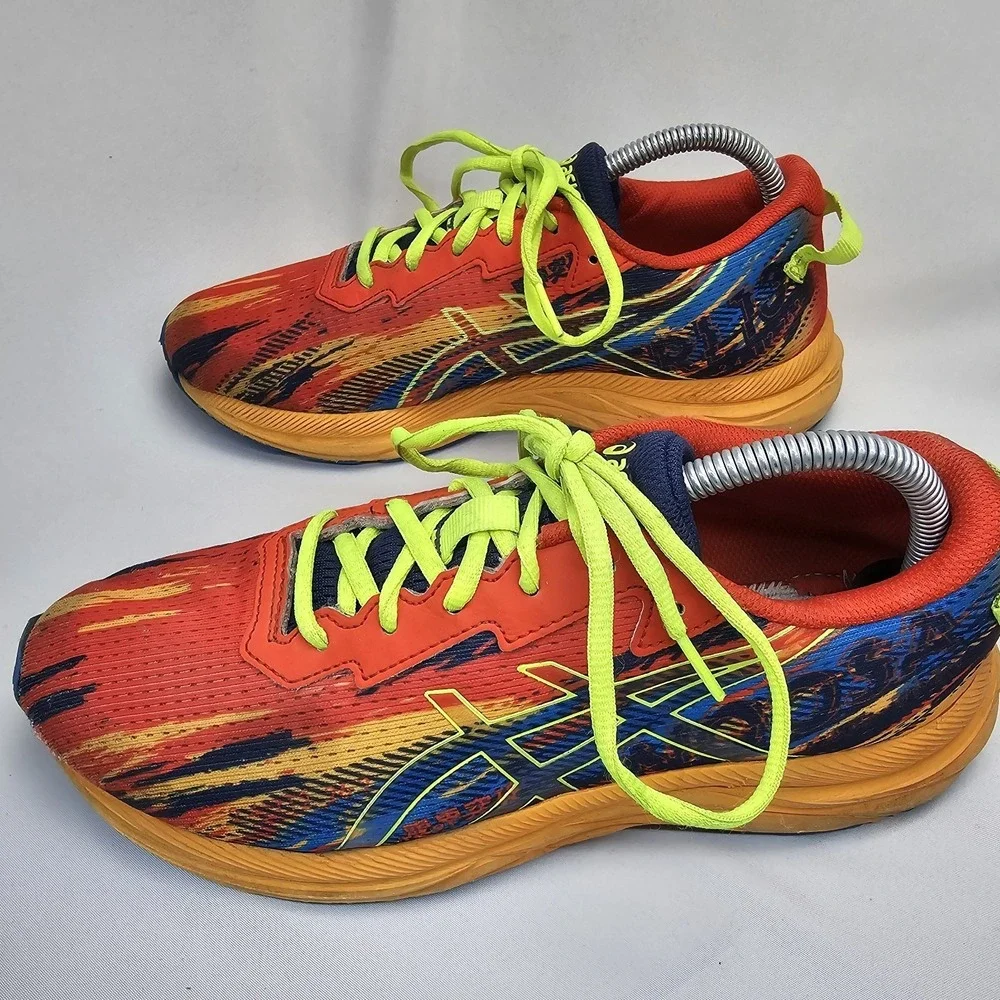 ASICS Noosa Tri 13 Running Shoes Mens Size 7 Orange Blue Yellow Athletic Sneaker